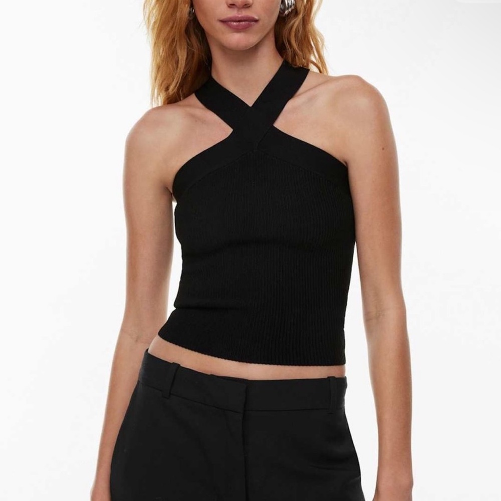 Aritzia Sculpt Knit Criss Cross Tank